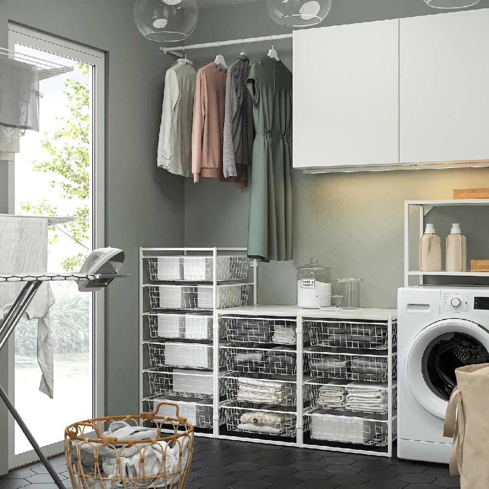 IKEA JONAXEL Combinazione Di Mobili Bianco 148x51x104 Cm