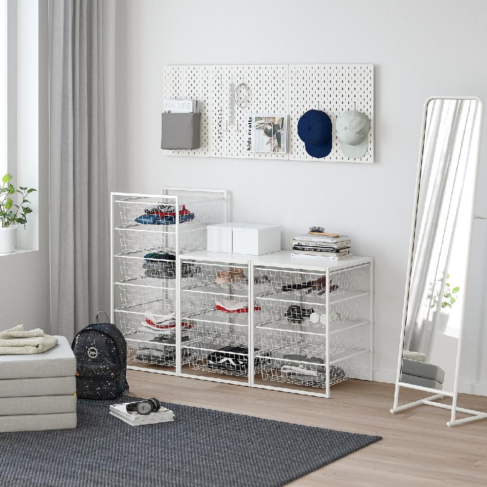 IKEA JONAXEL Combinazione Di Mobili Bianco 148x51x104 Cm