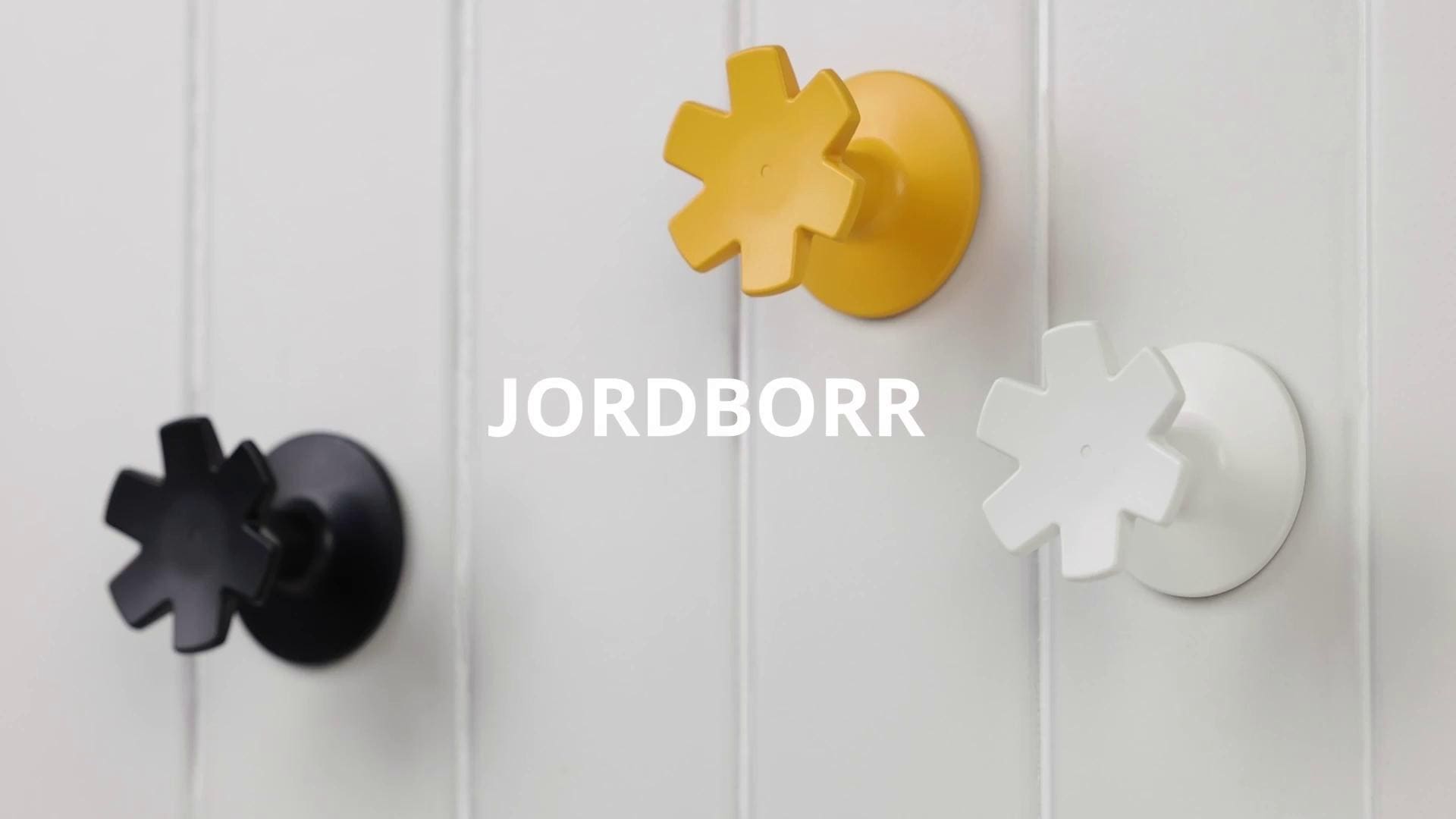 IKEA JORDBORR Gancio Autoadesivo Fiocco Di Neve/multicolore