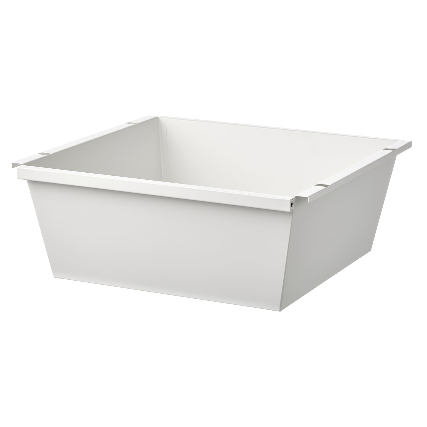 IKEA JOSTEIN Contenitore bianco/da interno/esterno 40x40x15 cm