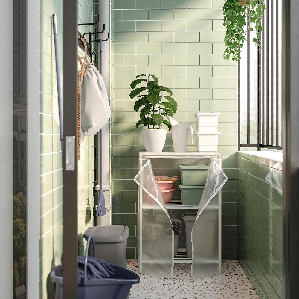 IKEA JOSTEIN Fodera Trasparente/da Interno/esterno 61x41x90 Cm