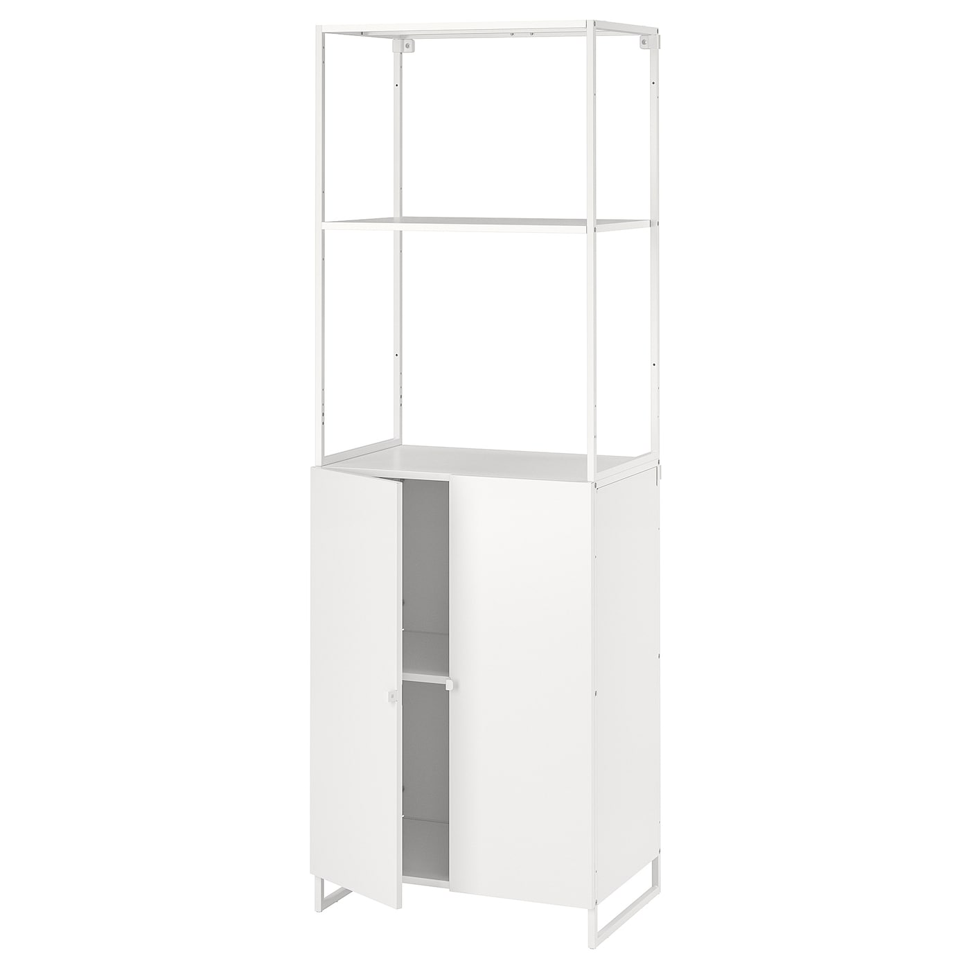 IKEA JOSTEIN Scaffale con ante da interno/esterno/bianco 61x44x180 cm