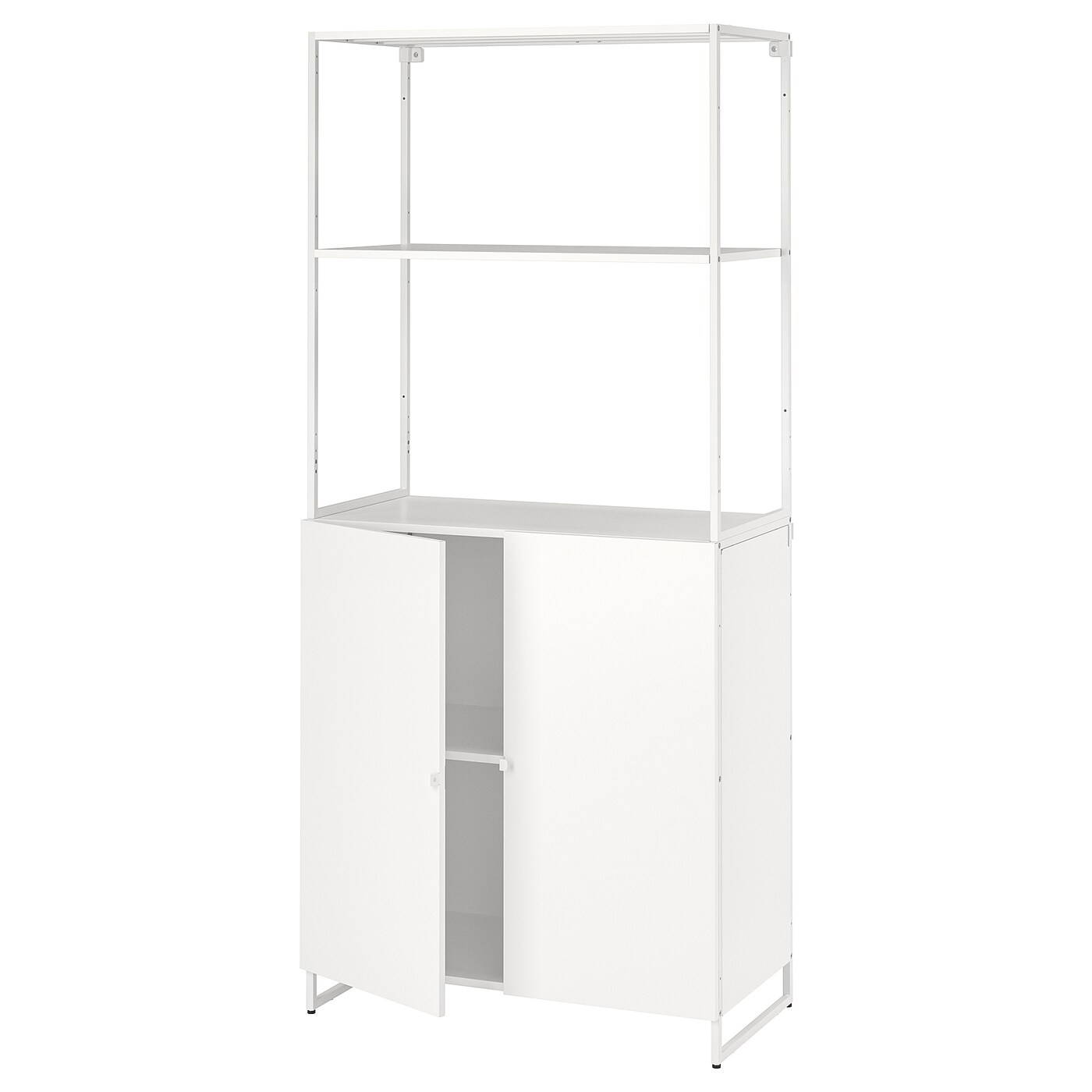 IKEA JOSTEIN Scaffale con ante da interno/esterno/bianco 81x44x180 cm