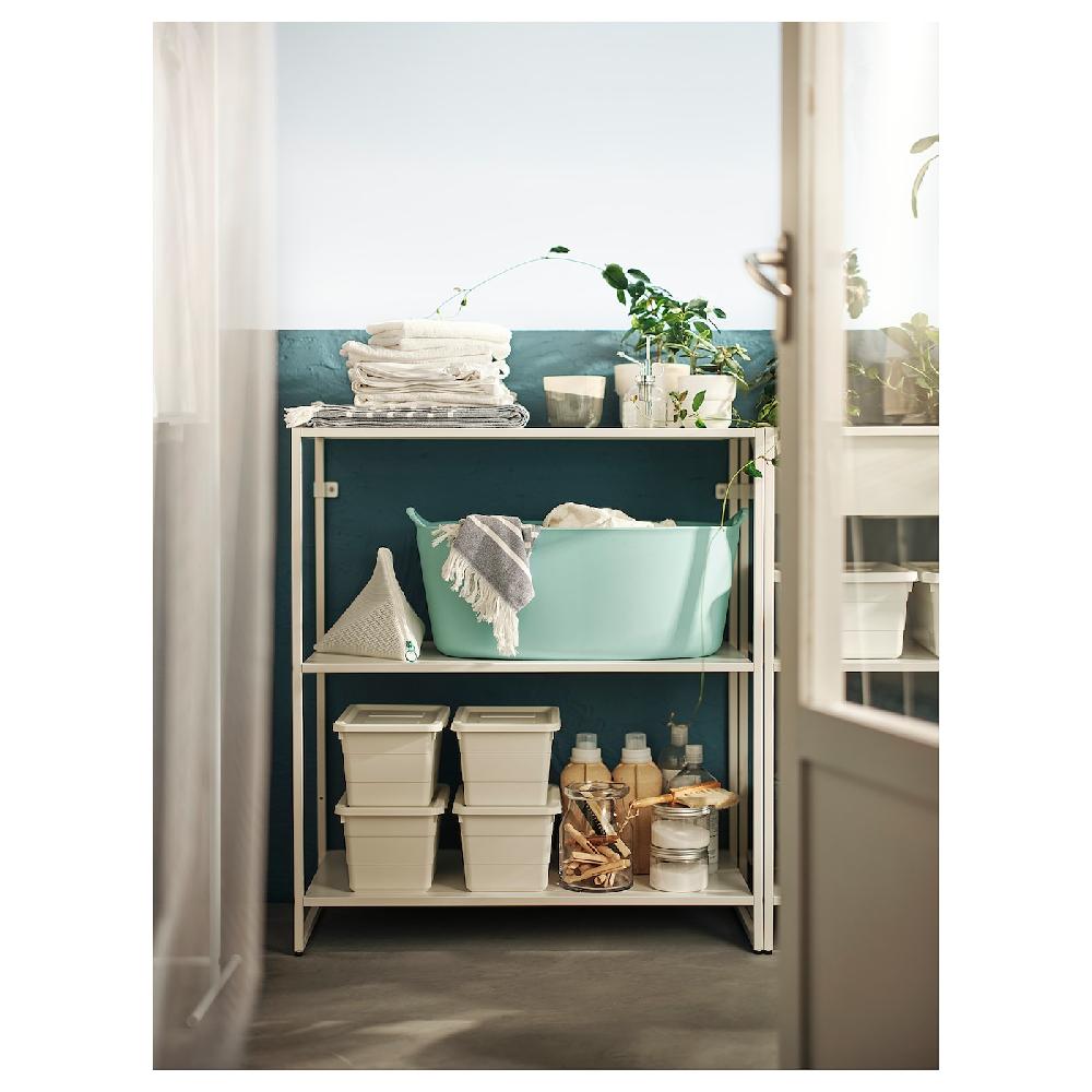 IKEA JOSTEIN Scaffale Da Interno/esterno/metallo Bianco 81x40x90 Cm