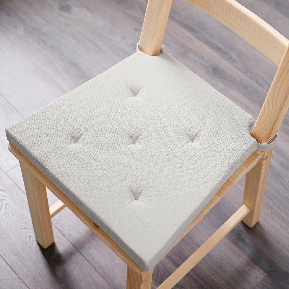 IKEA JUSTINA Cuscino Per Sedia Naturale 42/35x40x4 Cm