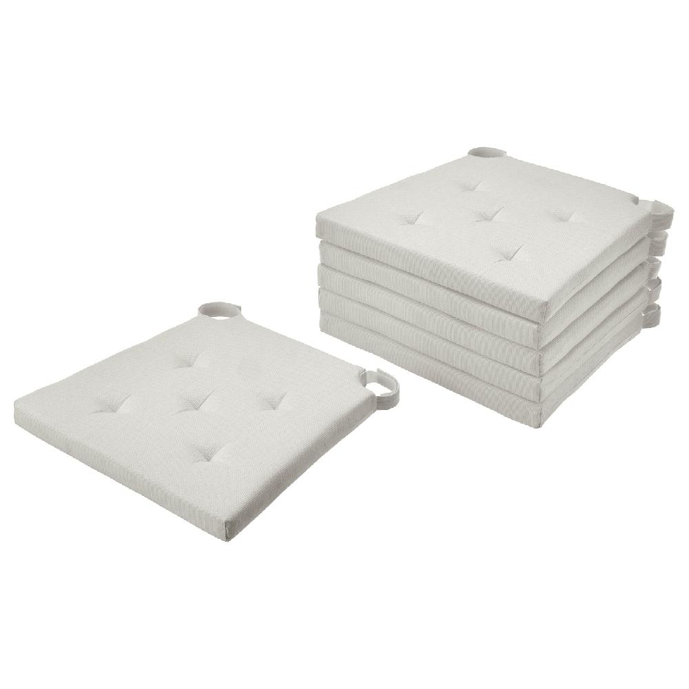 IKEA JUSTINA Cuscino per sedia naturale 42/35x40x4 cm