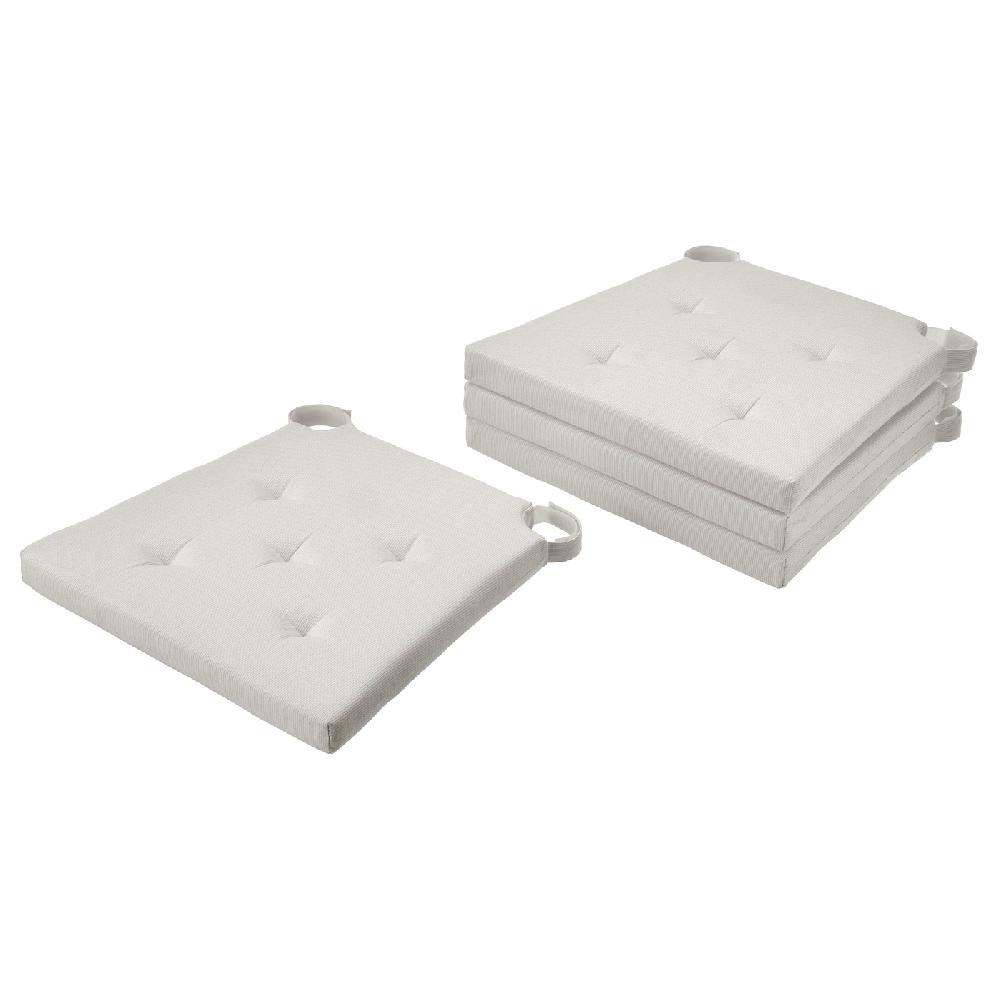 IKEA JUSTINA Cuscino per sedia naturale 42/35x40x4 cm