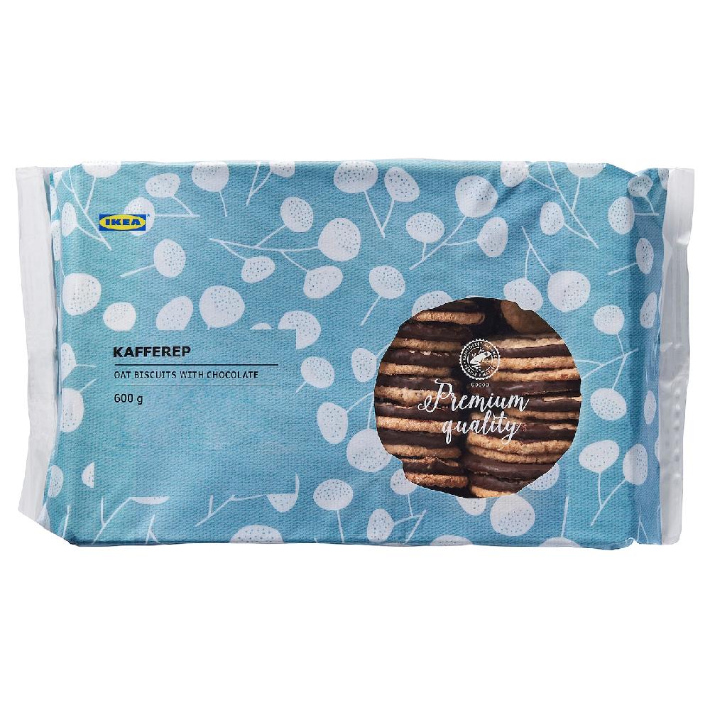 IKEA KAFFEREP Biscotti d'avena con cioccolato Certificato Rainforest Alliance 600 g