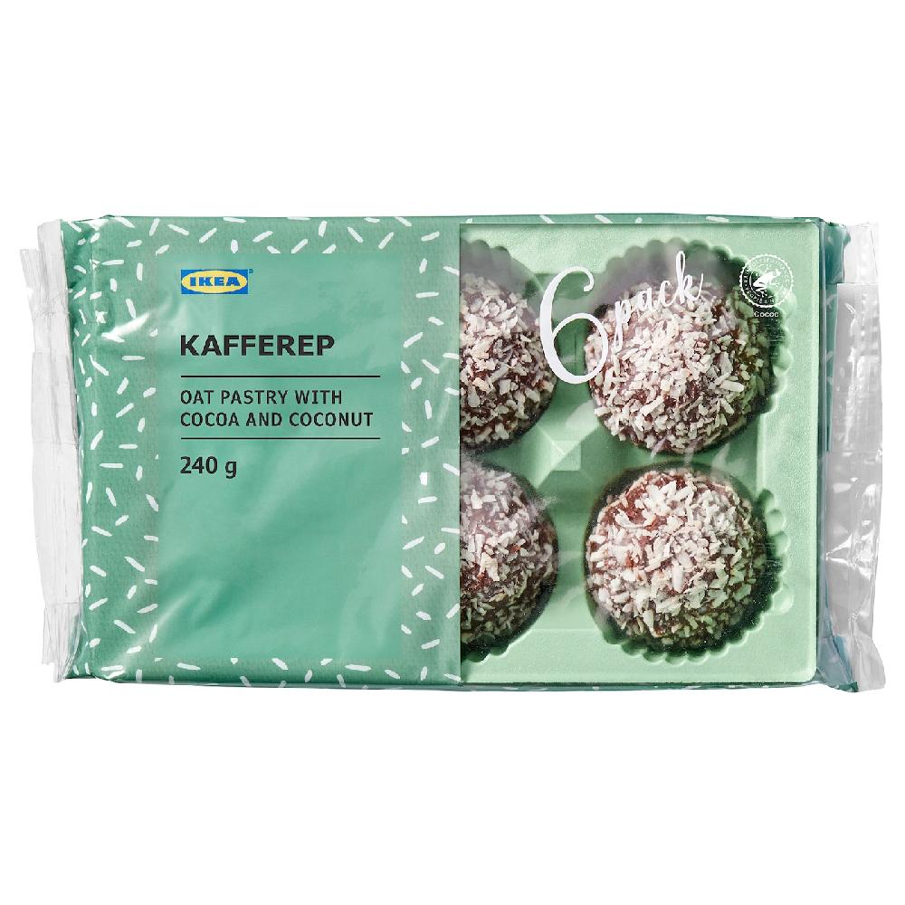 IKEA KAFFEREP Dolce all'avena con cacao e cocco Certificato Rainforest Alliance 240 g