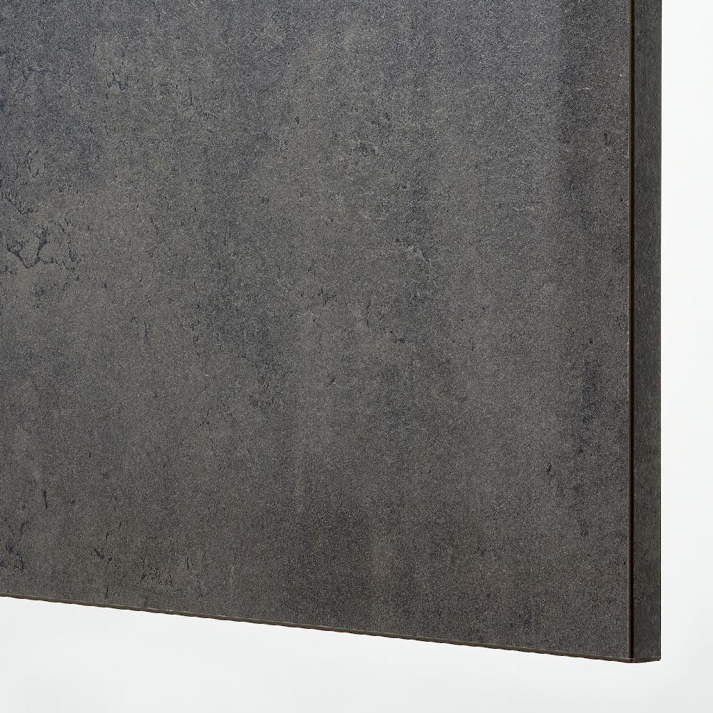 IKEA KALHYTTAN Rivestimento Laterale Grigio Scuro Effetto Cemento 39x83 Cm