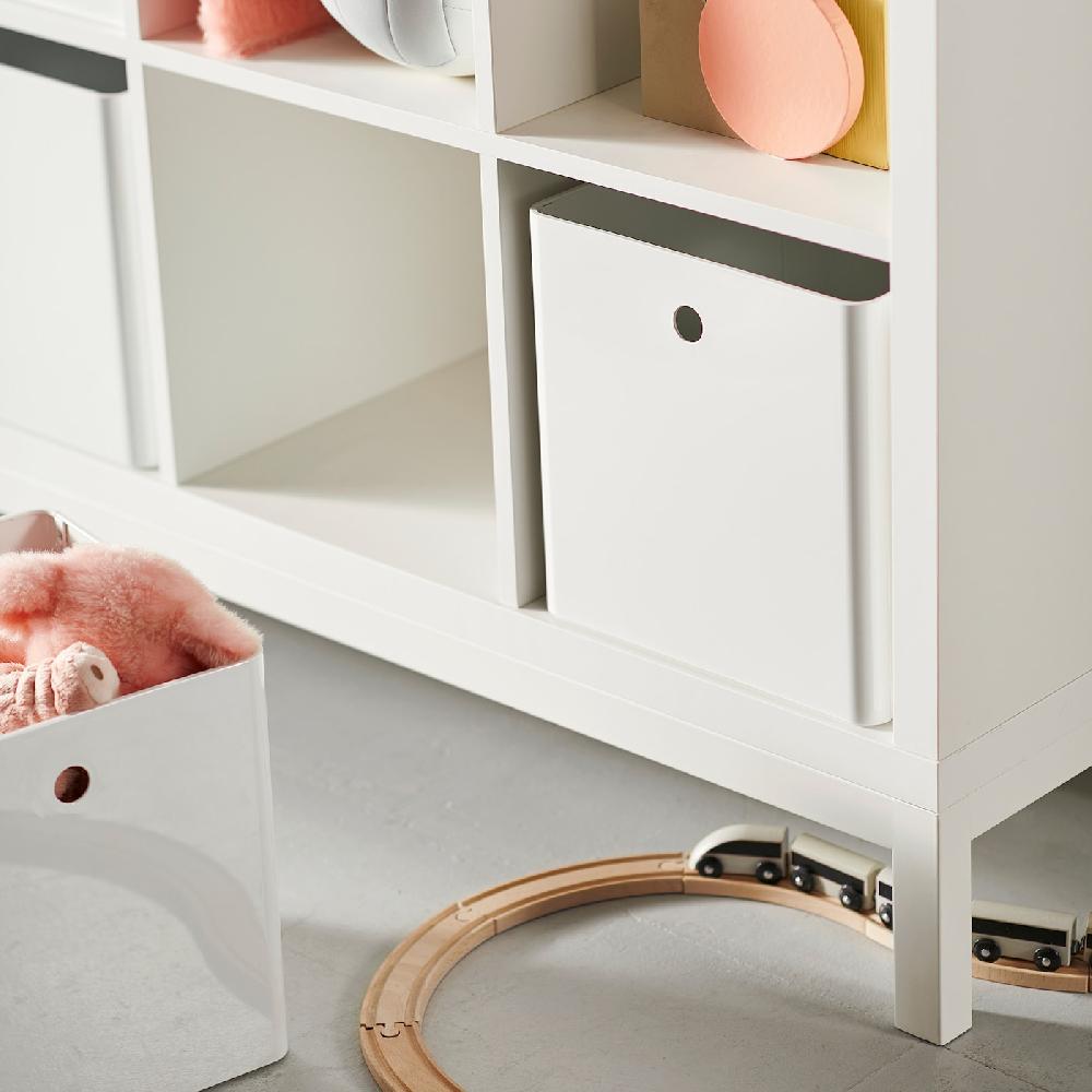 IKEA KALLAX Scaffale Con Base Bianco/bianco 147x94 Cm