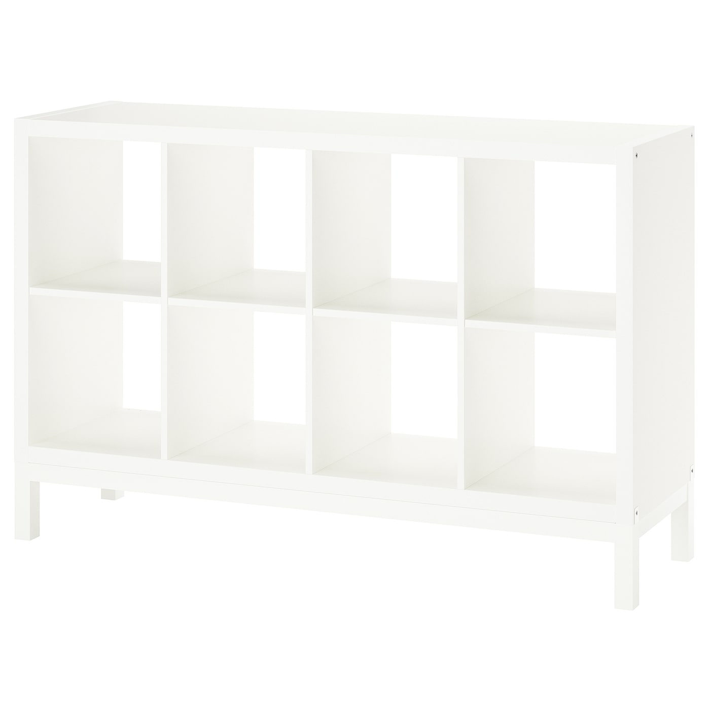 IKEA KALLAX Scaffale con base bianco/bianco 147x94 cm IKEA KALLAX Scaffale con base bianco/bianco 147x94 cm