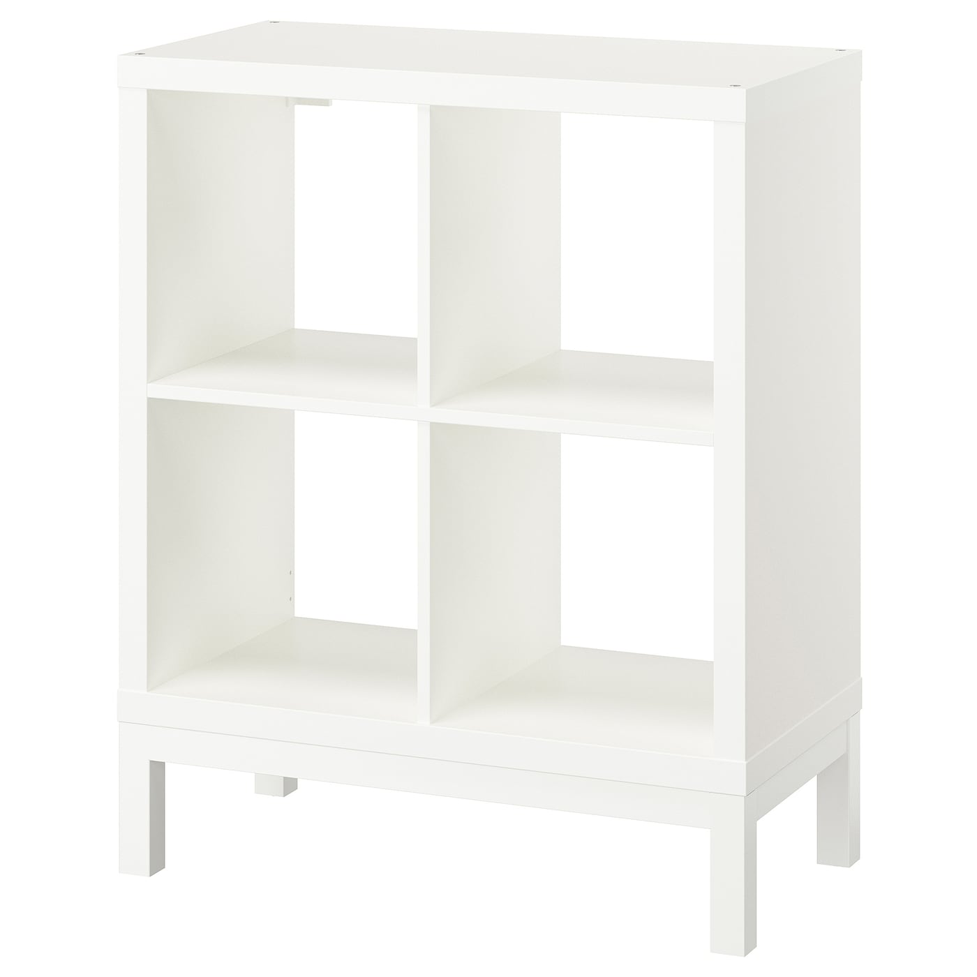 IKEA KALLAX Scaffale con base bianco/bianco 77x94 cm