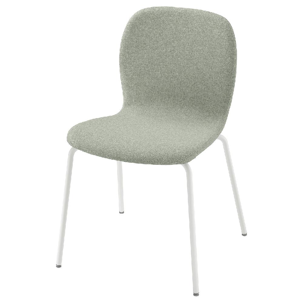 IKEA KARLPETTER Sedia Gunnared verde chiaro/Sefast bianco