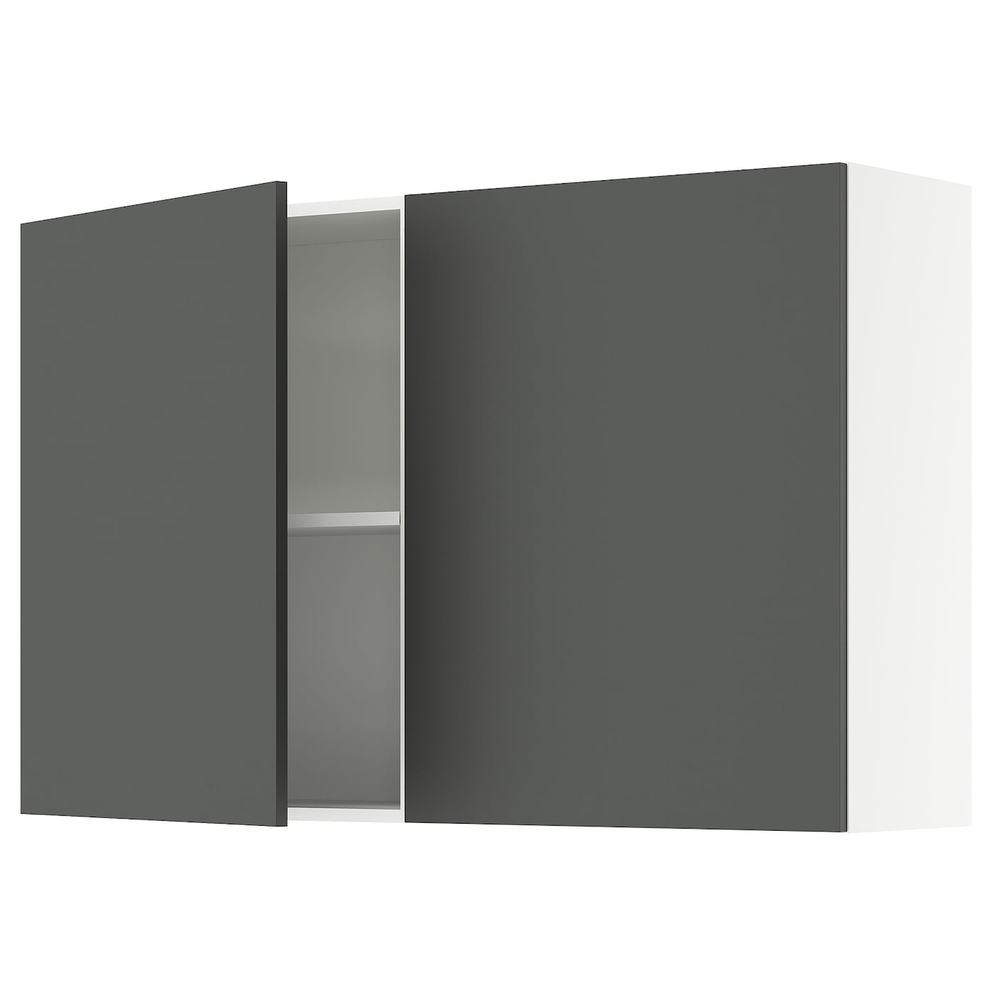 IKEA KNOXHULT Pensile con ante grigio scuro 120x75 cm
