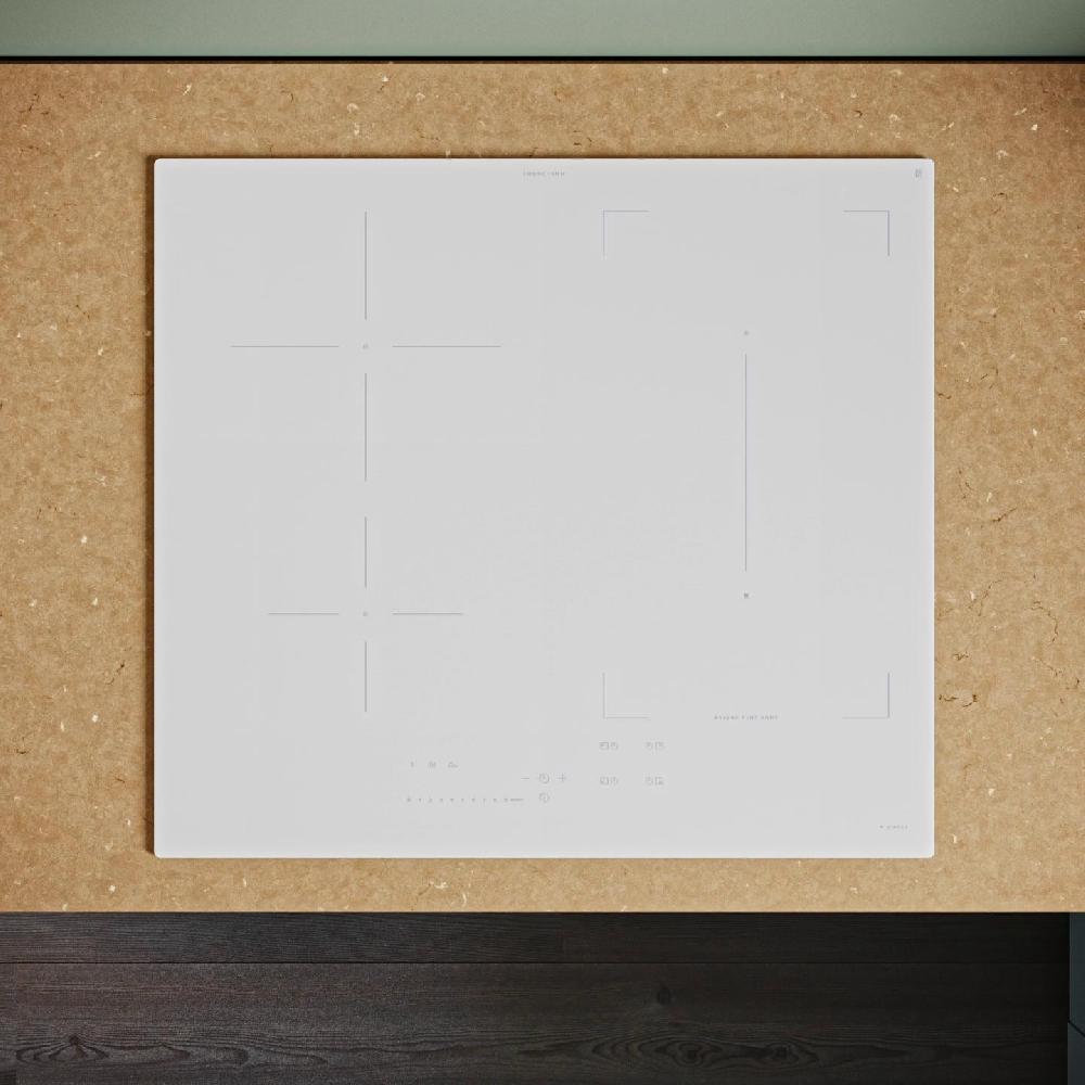 IKEA KOLSTAN Piano Cottura A Induzione IKEA 500 Bianco 58 Cm