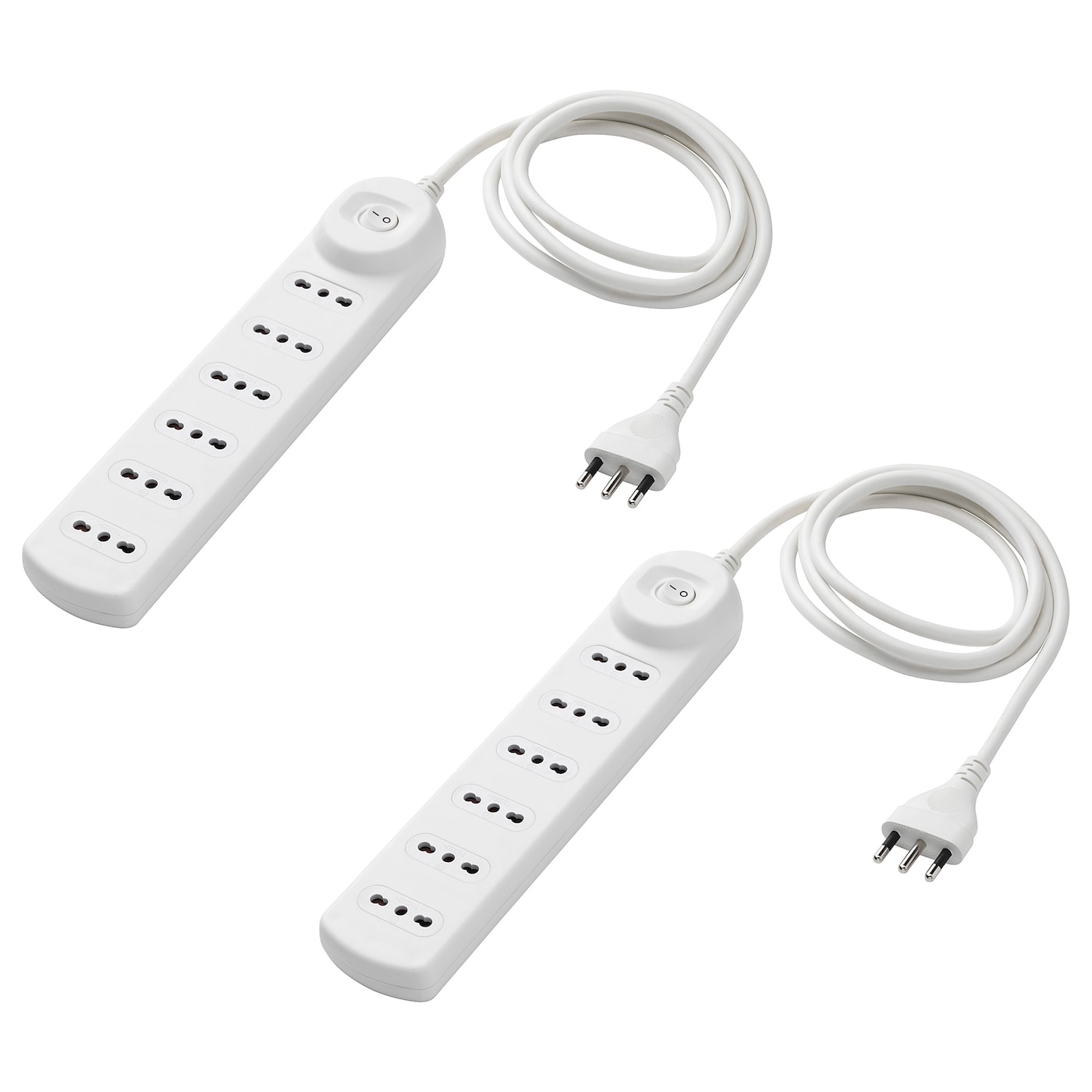 IKEA KOPPLA Multipresa 6 uscite e interruttore bianco 1.5 m