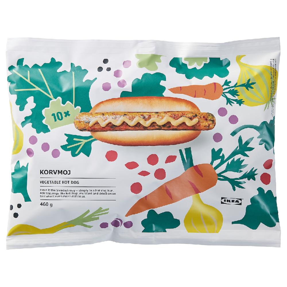 IKEA KORVMOJ Hot dog vegetariano surgelato 100% verdure 460 g