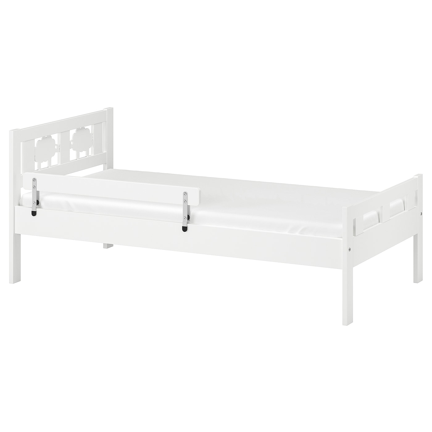 IKEA KRITTER Struttura letto con base a doghe bianco 70x160 cm