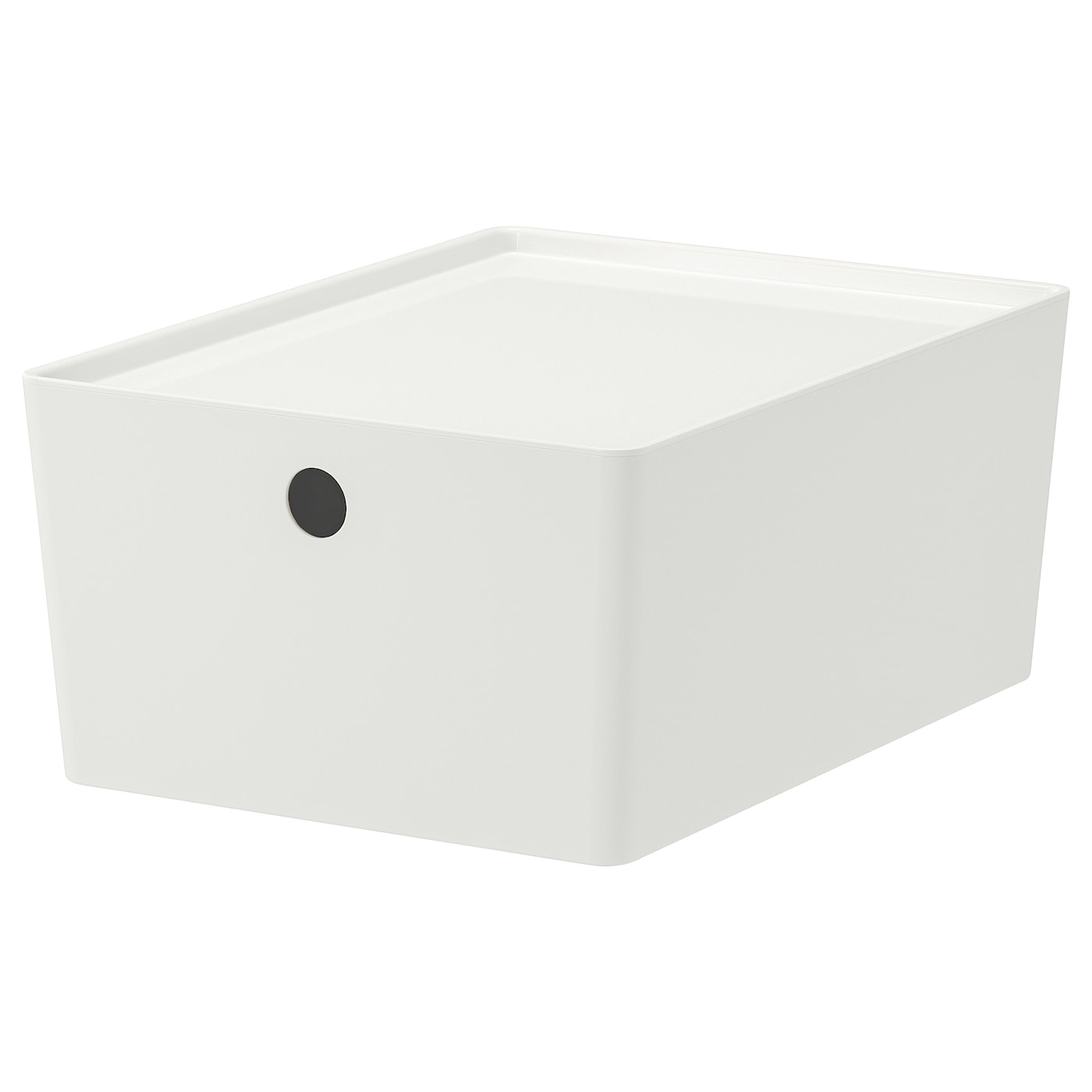 IKEA KUGGIS Contenitore Con Coperchio Bianco 26x35x15 Cm