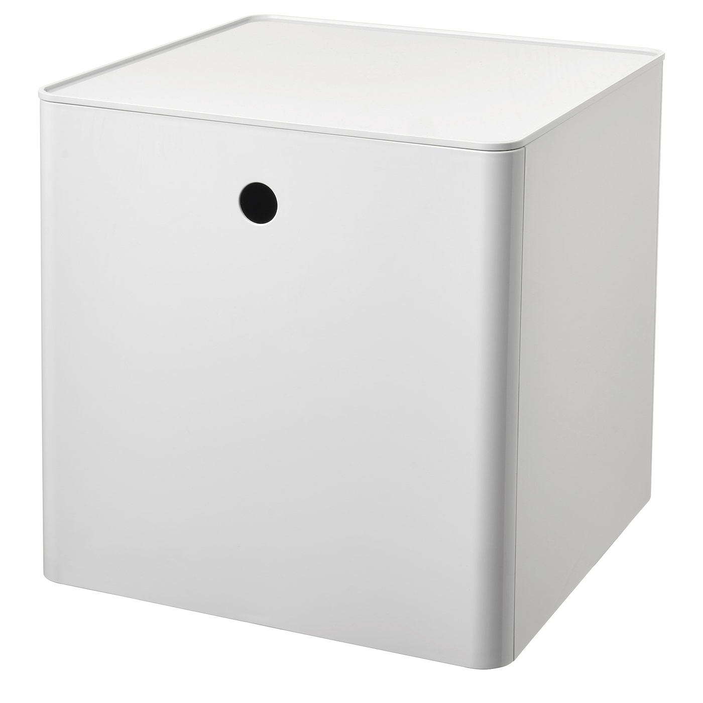 IKEA KUGGIS Contenitore con coperchio bianco 32x32x32 cm