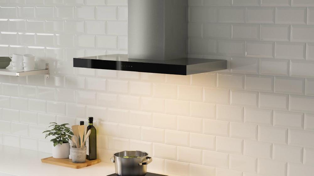 IKEA KULINARISK Cappa Da Fissare Alla Parete Inox/vetro 90 Cm