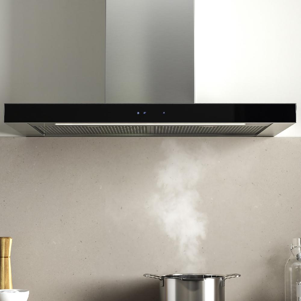 IKEA KULINARISK Cappa Da Fissare Alla Parete Inox/vetro 90 Cm
