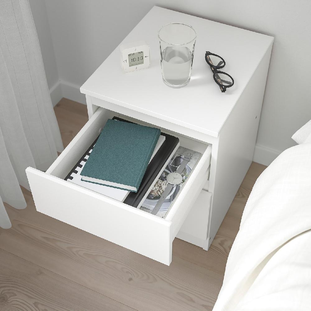 IKEA KULLEN Cassettiera Con 2 Cassetti Bianco 35x49 Cm