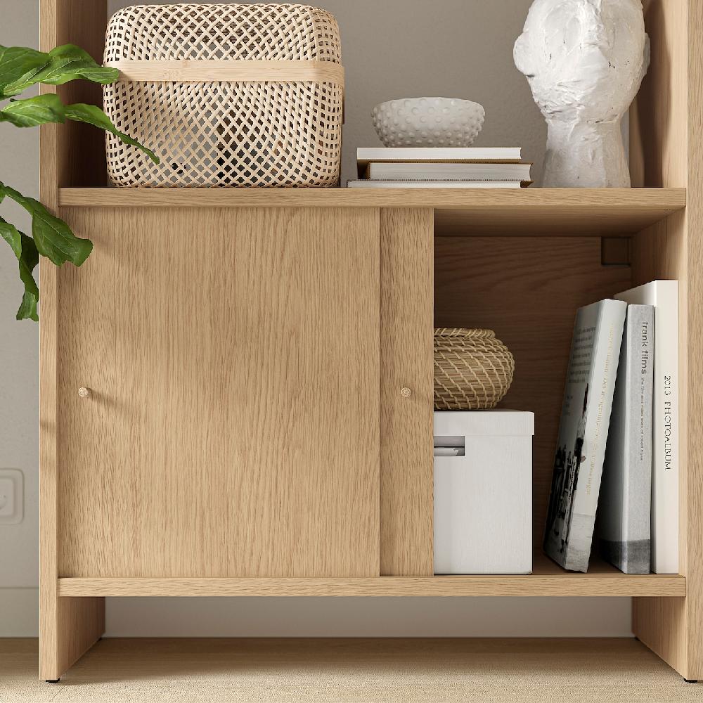 IKEA LÅDMAKARE Mobile Con Ante Scorrevoli Effetto Rovere