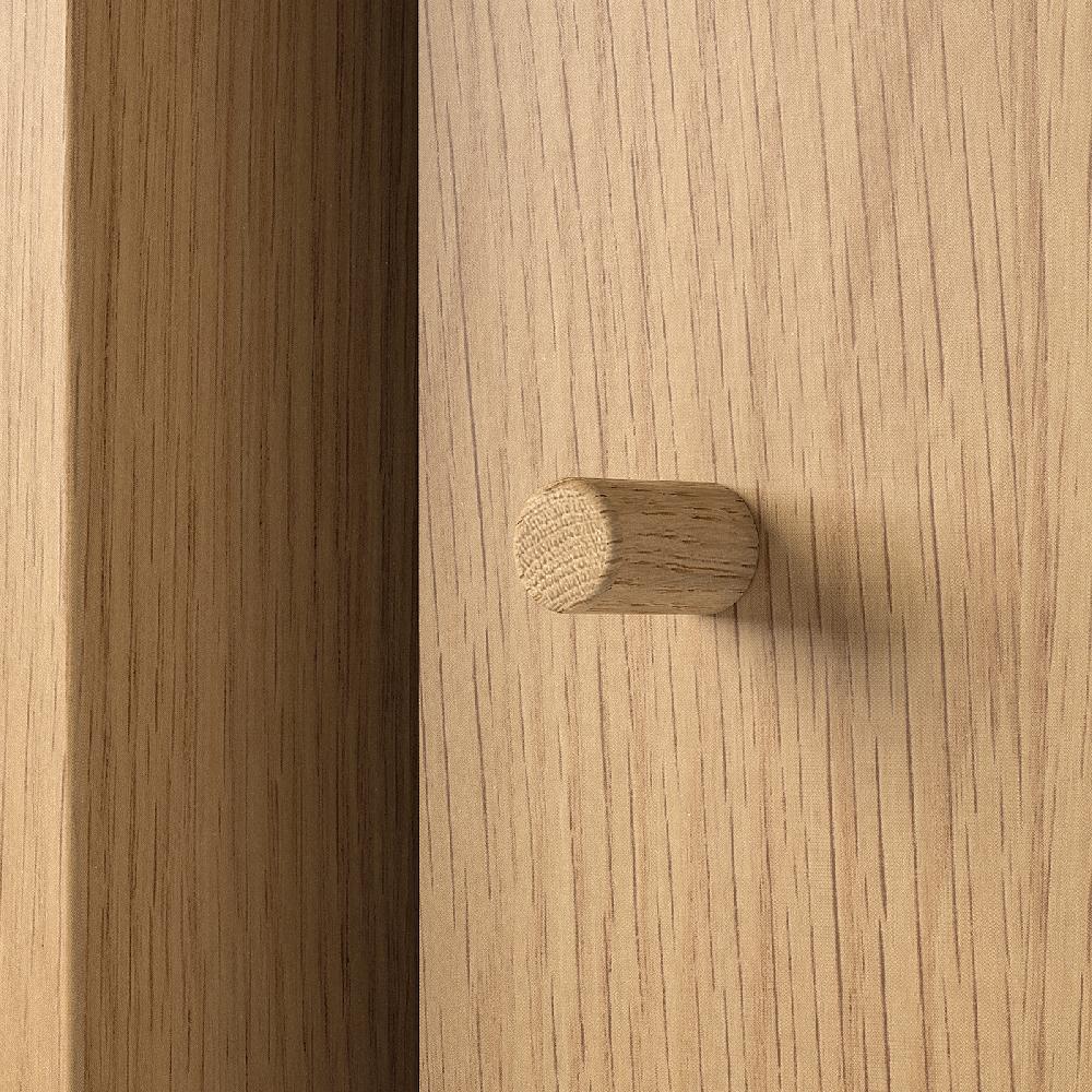 IKEA LÅDMAKARE Mobile Con Ante Scorrevoli Effetto Rovere