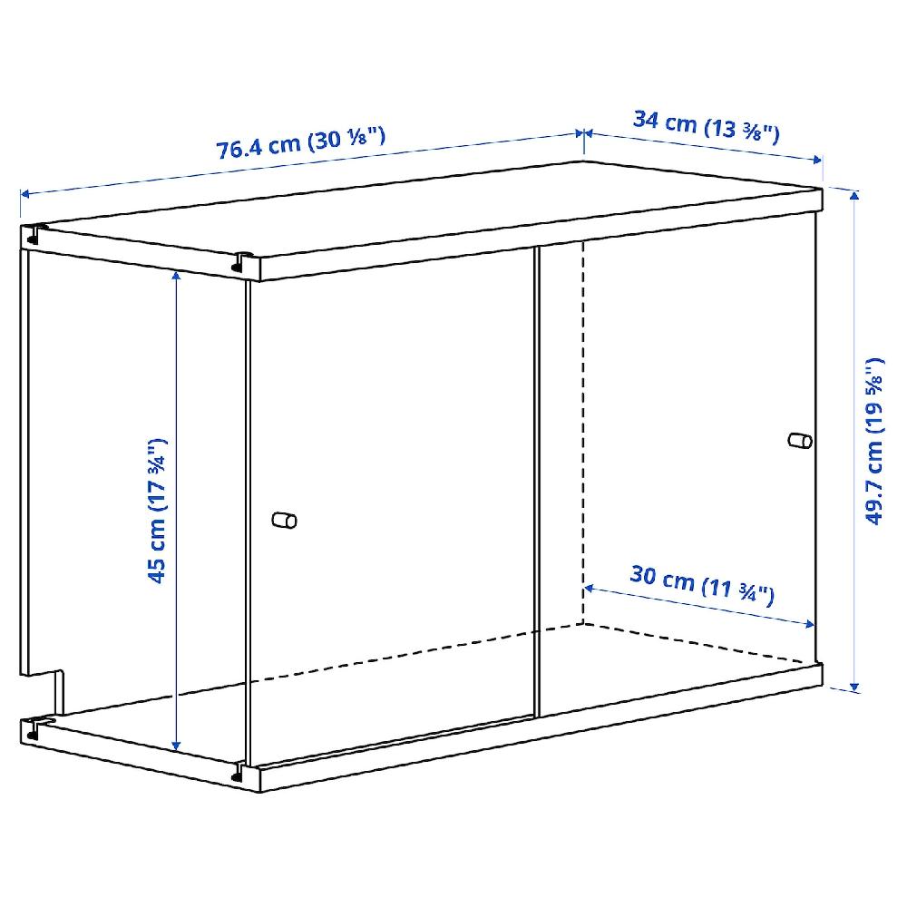 IKEA LÅDMAKARE Mobile Con Ante Scorrevoli Effetto Rovere