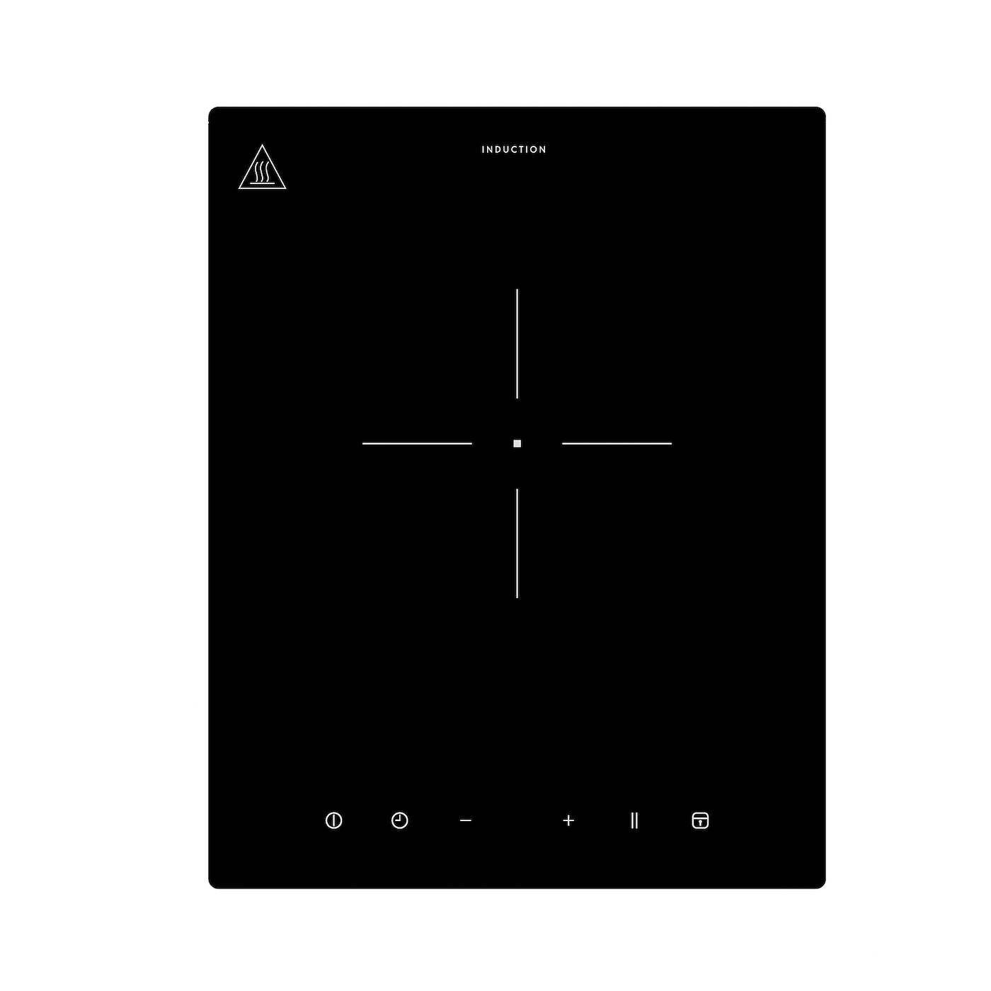 IKEA LAGAN Piano Cottura A Induzione Plug-in 1 Zona/nero