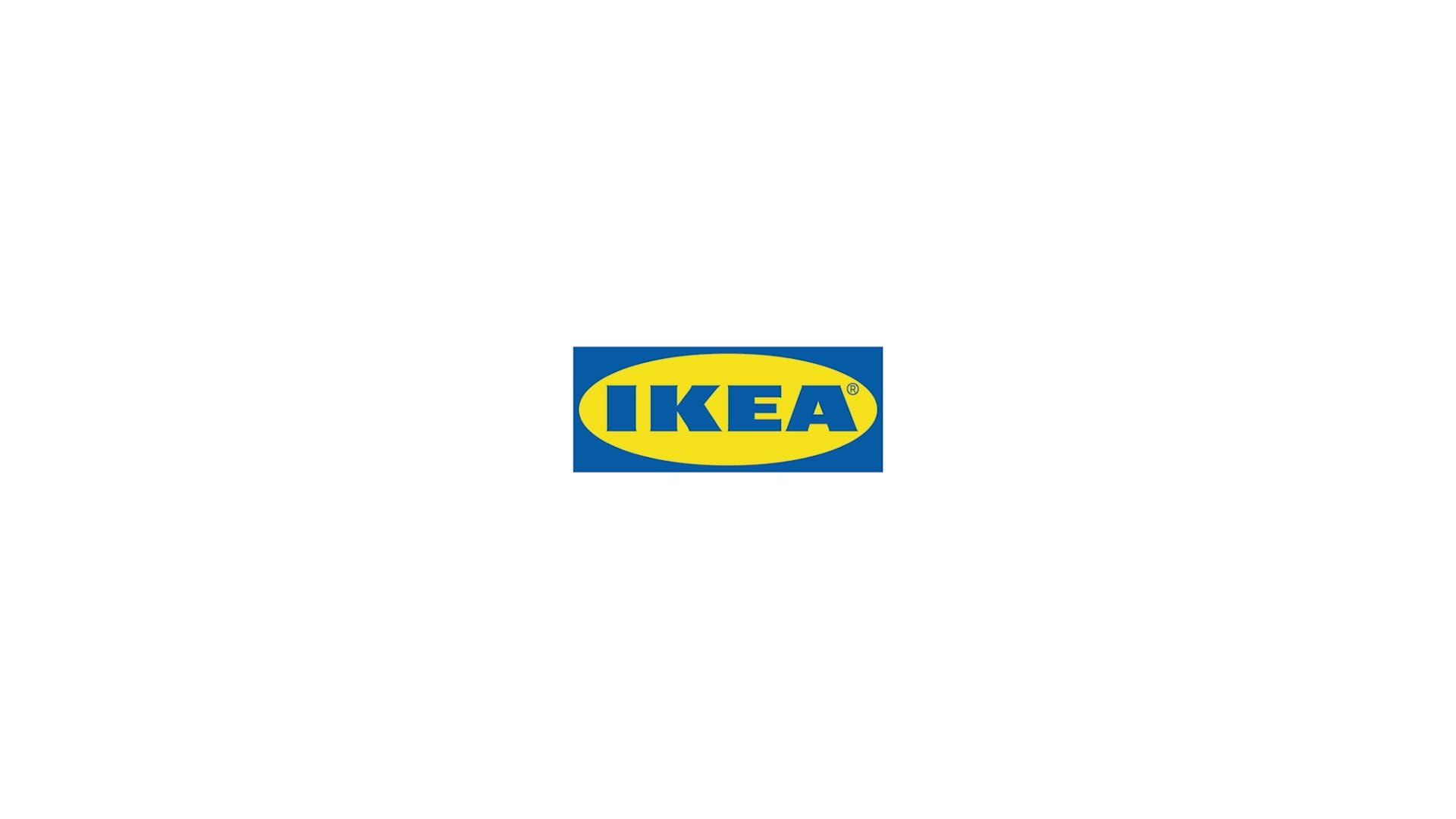IKEA LAGERGÅNG Lampada A LED Per Schermo Intensità Luminosa Regolabile/turchese