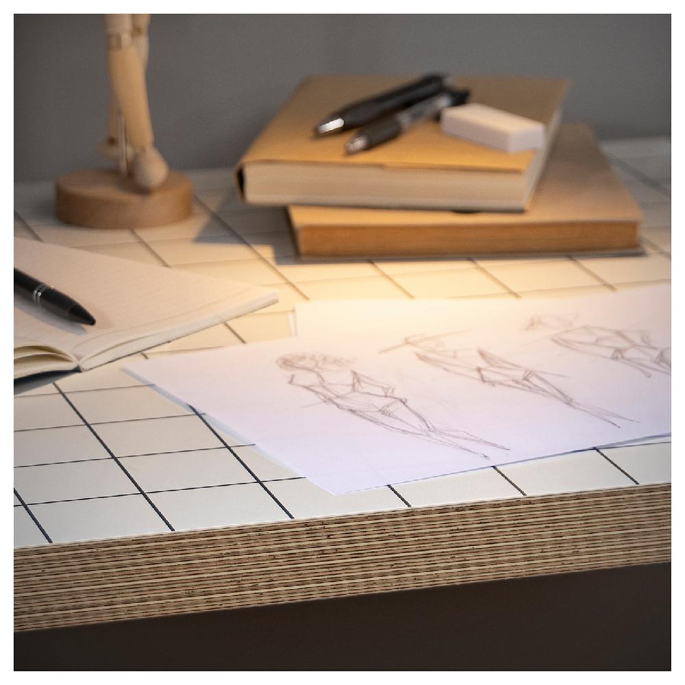 IKEA LAGKAPTEN / ALEX Scrivania Bianco/antracite 120x60 Cm