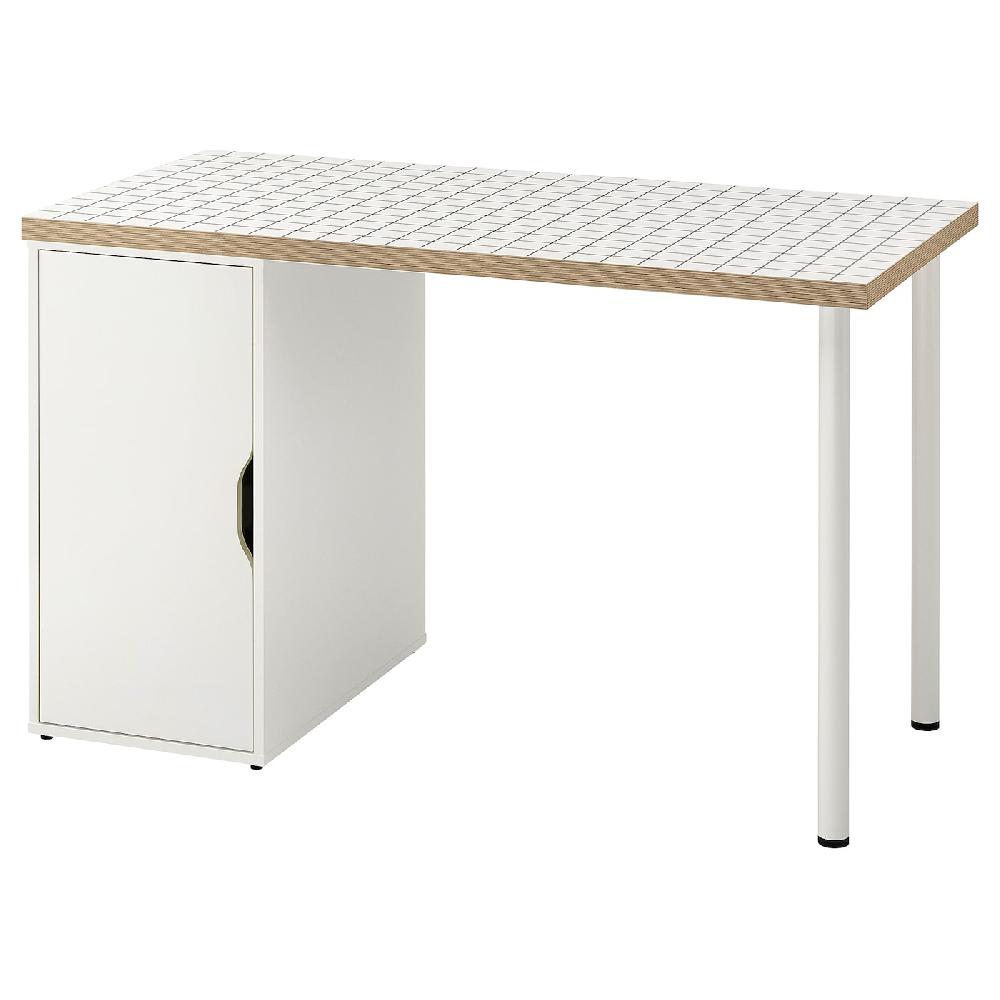 IKEA LAGKAPTEN / ALEX Scrivania bianco/antracite 120x60 cm