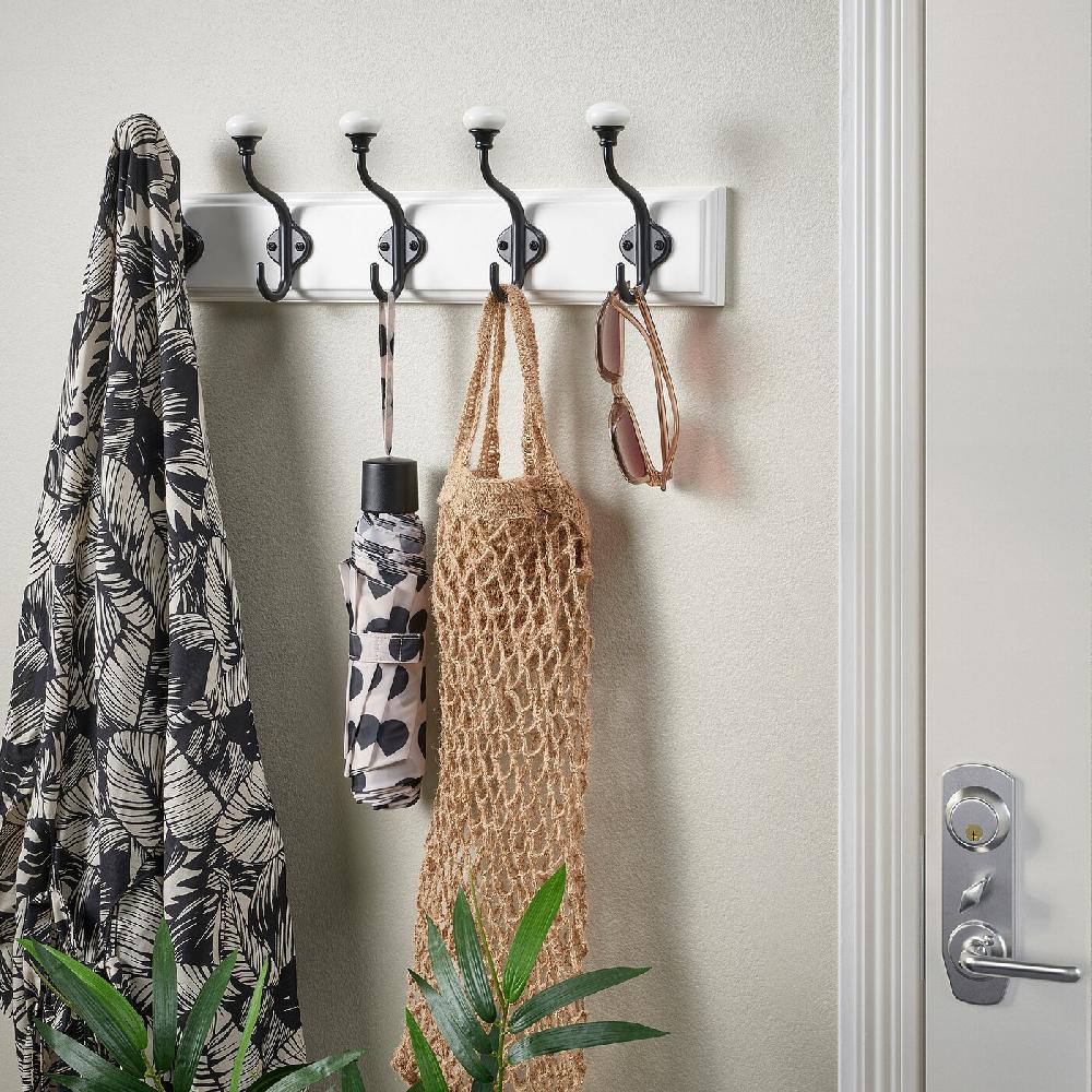 IKEA LANDKRABBA Attaccapanni A 5 Ganci Bianco 50 Cm
