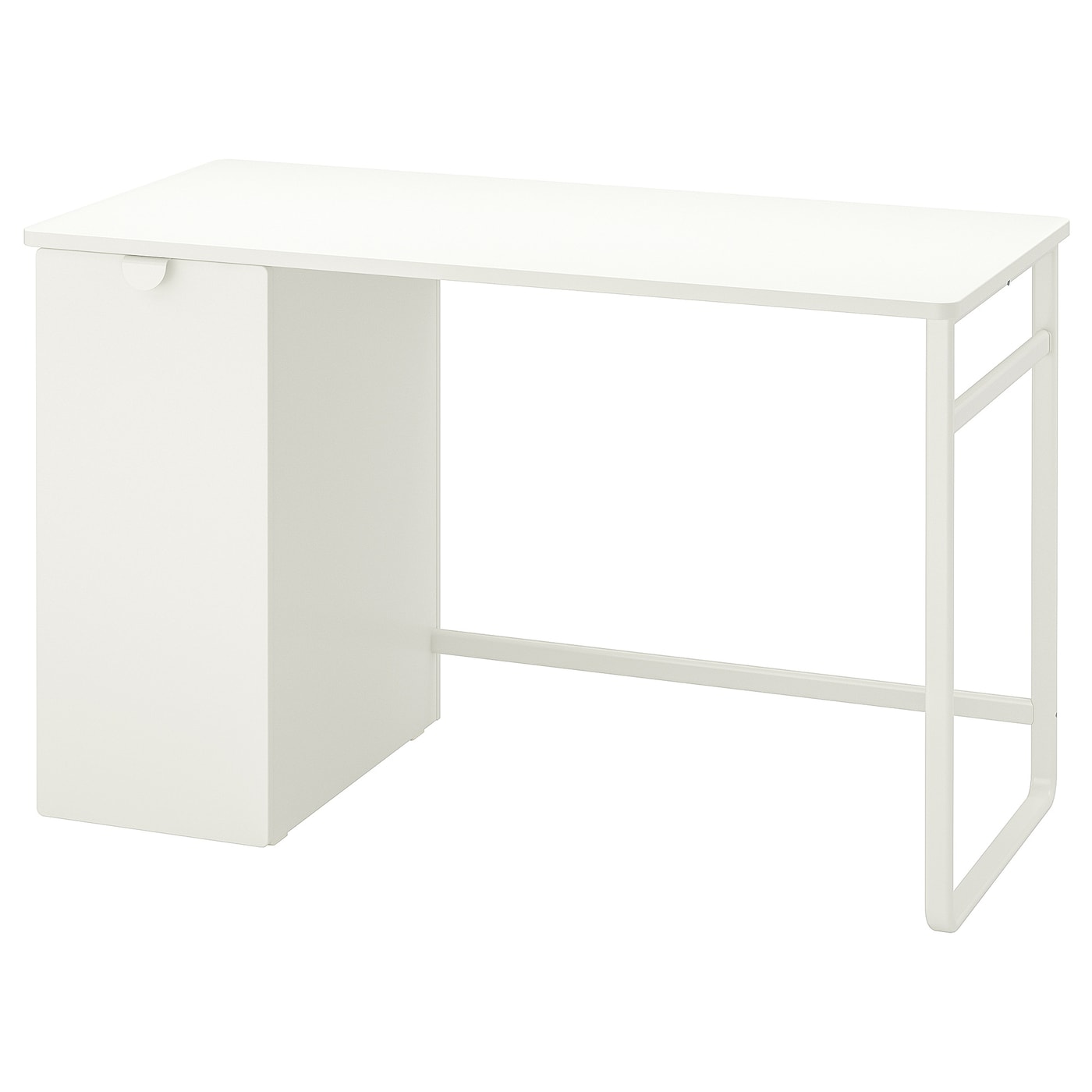 IKEA LÄRANDE Scrivania con elemento estraibile bianco 120x58 cm