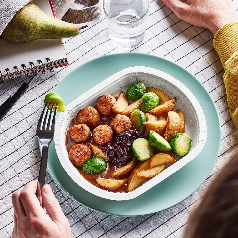 IKEA LÄTTLAGAT Polpette Pollo Con Patate Arrosto Pasto Pronto Surgelato 380 G