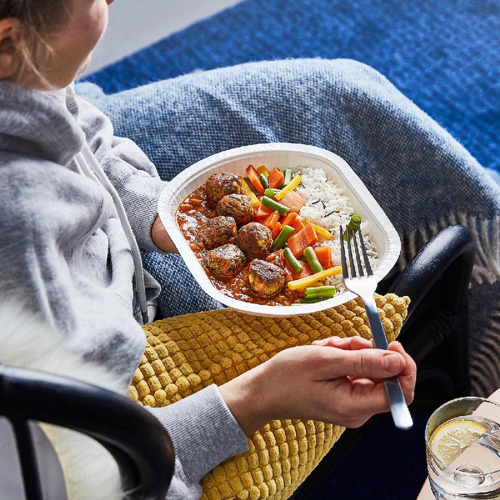 IKEA LÄTTLAGAT Polpette Vegetariane Con Riso Pasto Pronto Surgelato 380 G