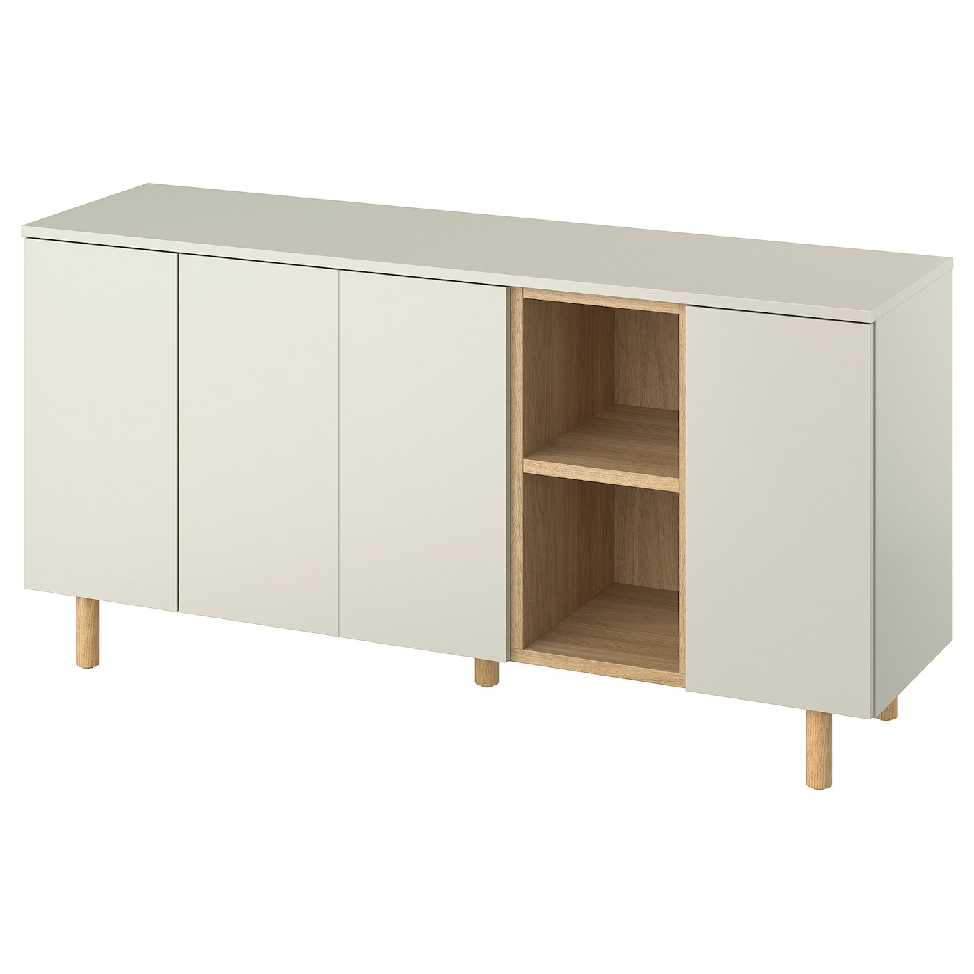 IKEA LEDAMOT Mobile grigio chiaro-beige 150x42x75 cm