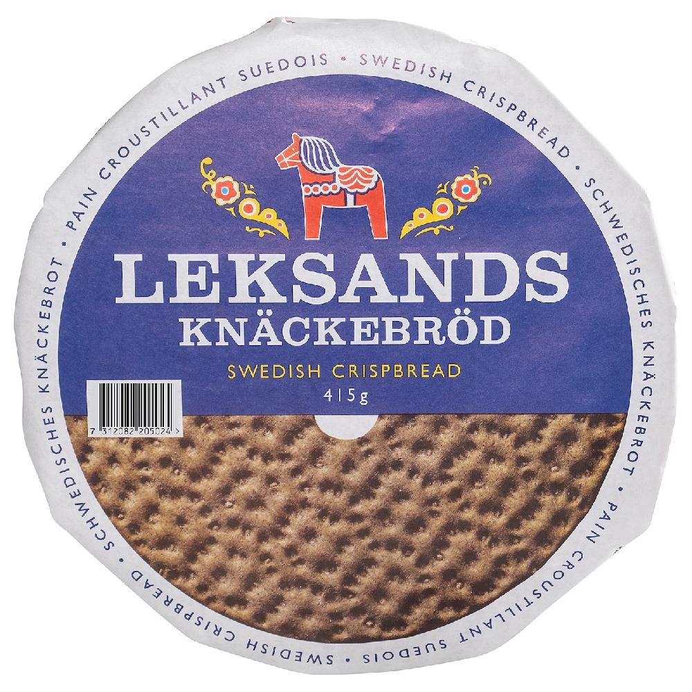 IKEA LEKSANDS KNÄCKEBRÖD Pane croccante di segale rotondo originale 415 g