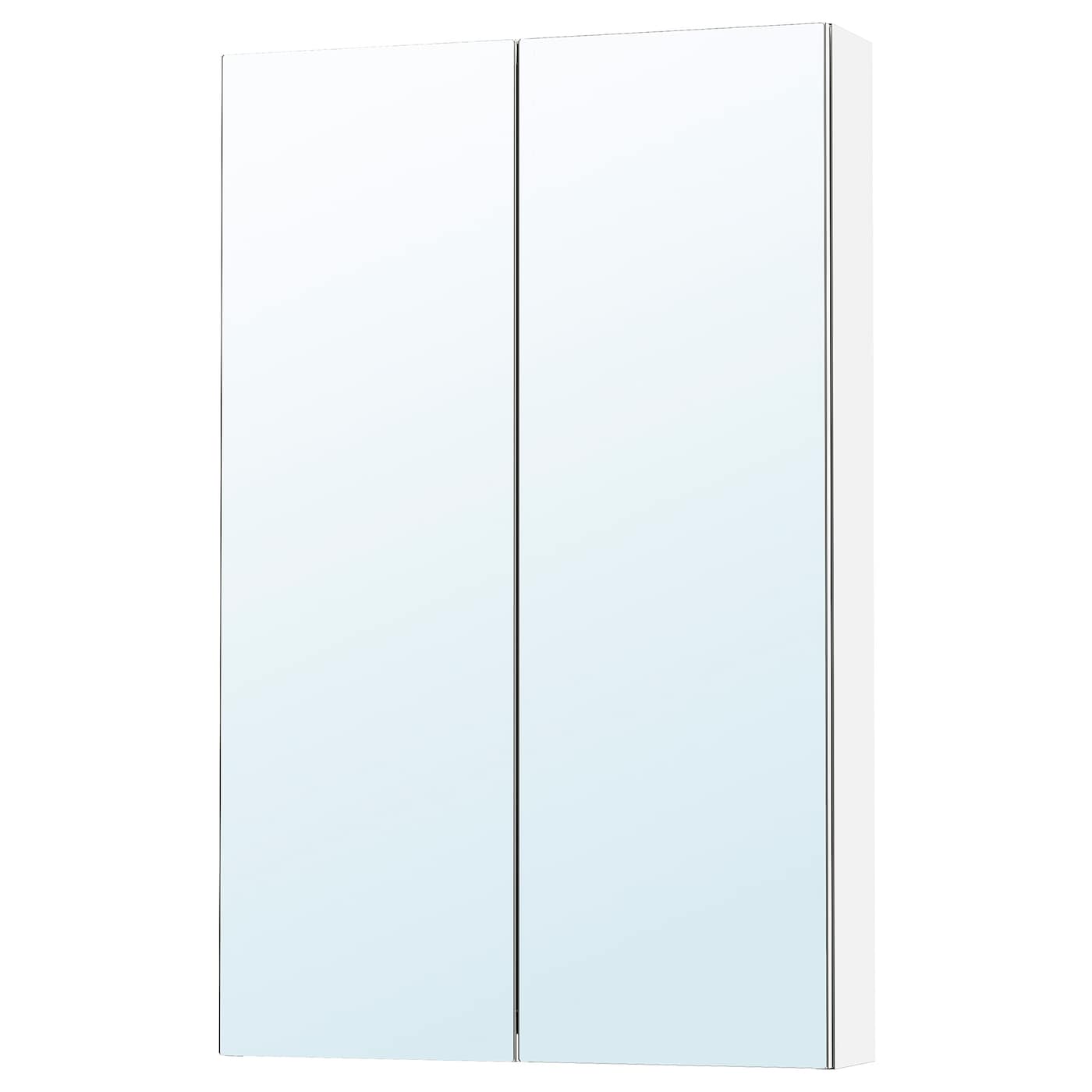 IKEA LETTAN Mobile a specchio con ante effetto specchio/vetro a specchio 60x15x95 cm