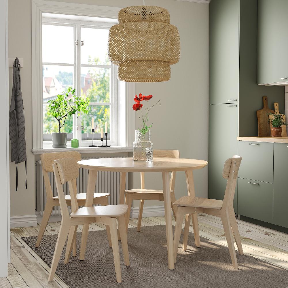 IKEA LISABO Tavolo Impiallacciatura Di Frassino 105 Cm