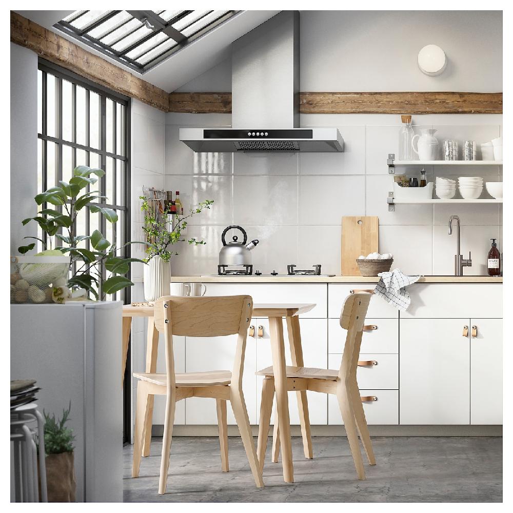 IKEA LISABO Tavolo Impiallacciatura Di Frassino 88x78 Cm