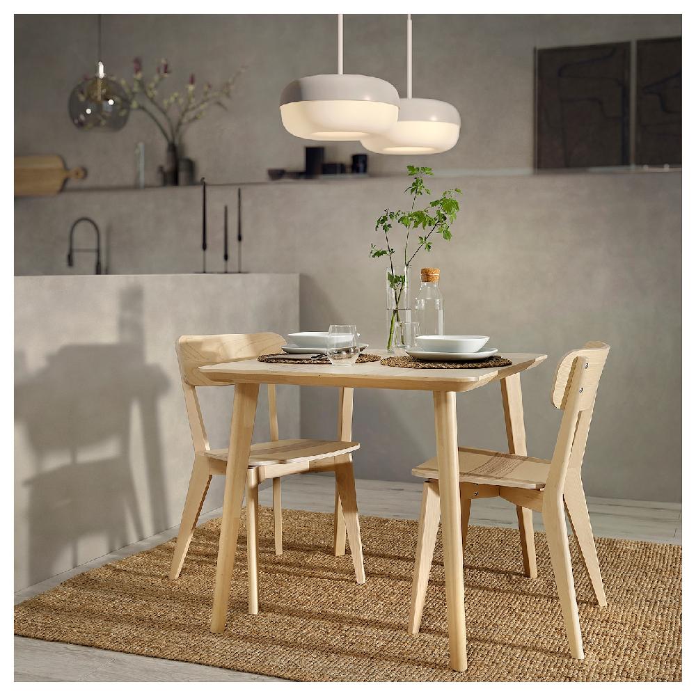 IKEA LISABO Tavolo Impiallacciatura Di Frassino 88x78 Cm
