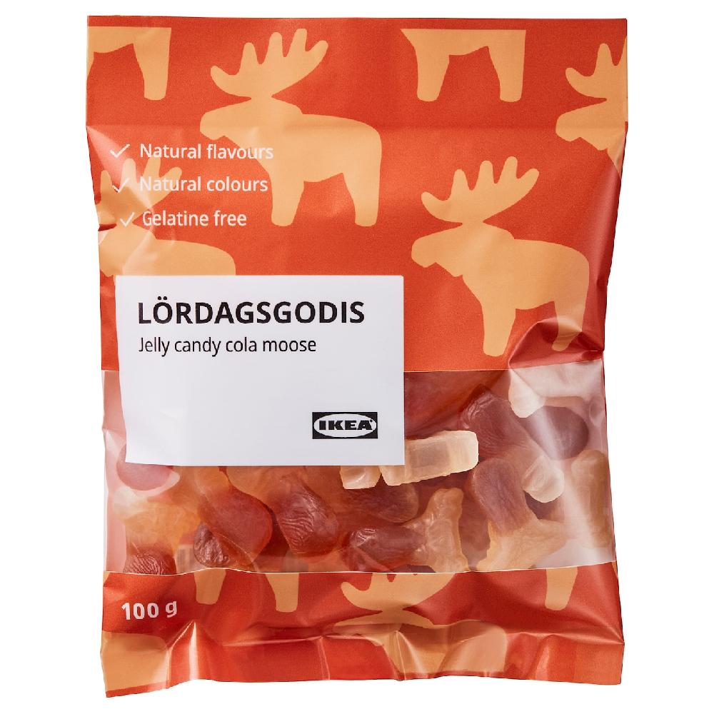 IKEA LÖRDAGSGODIS Caramella gommosa al gusto di cola 100 g