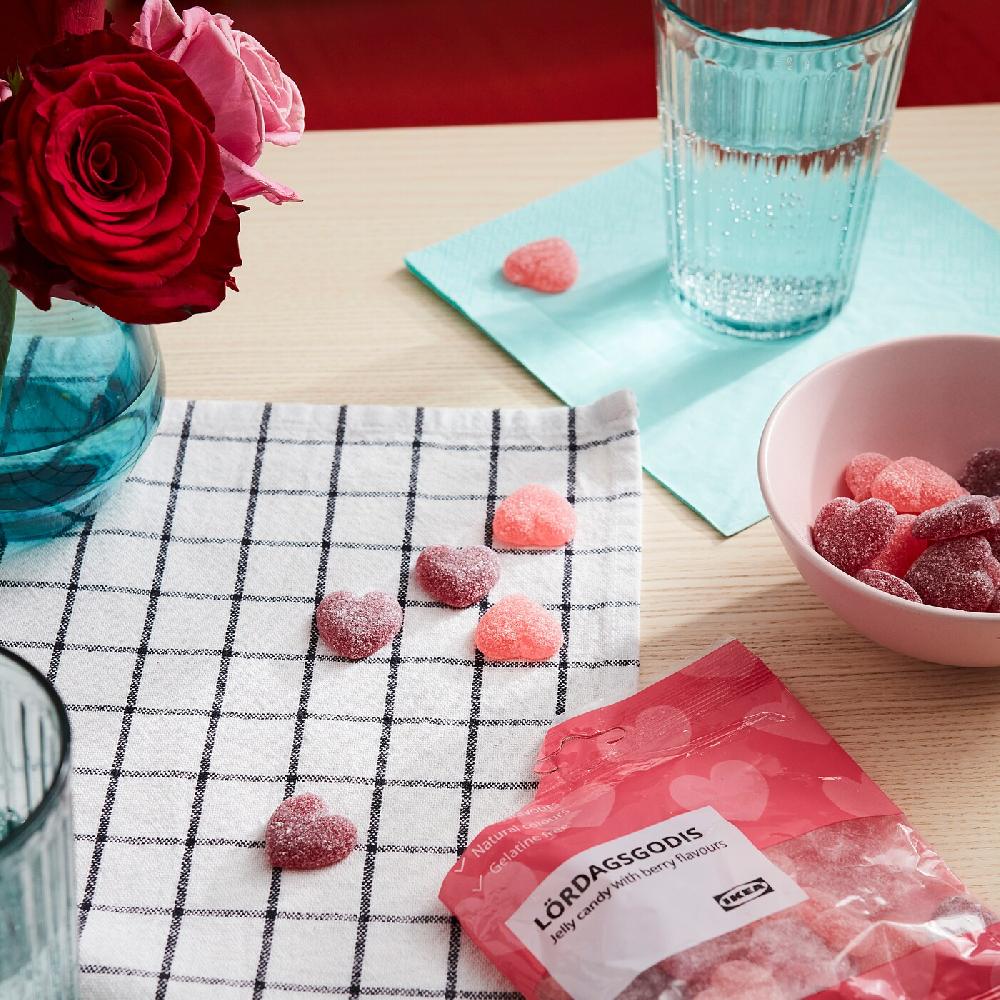 IKEA LÖRDAGSGODIS Caramella Gommosa Gusto Di Frutti Di Bosco 100 G