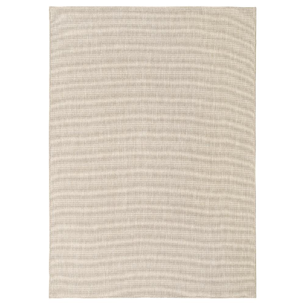 IKEA LUFTFARTYG Tappeto tessitura piatta int/est beige/a righe 200x300 cm