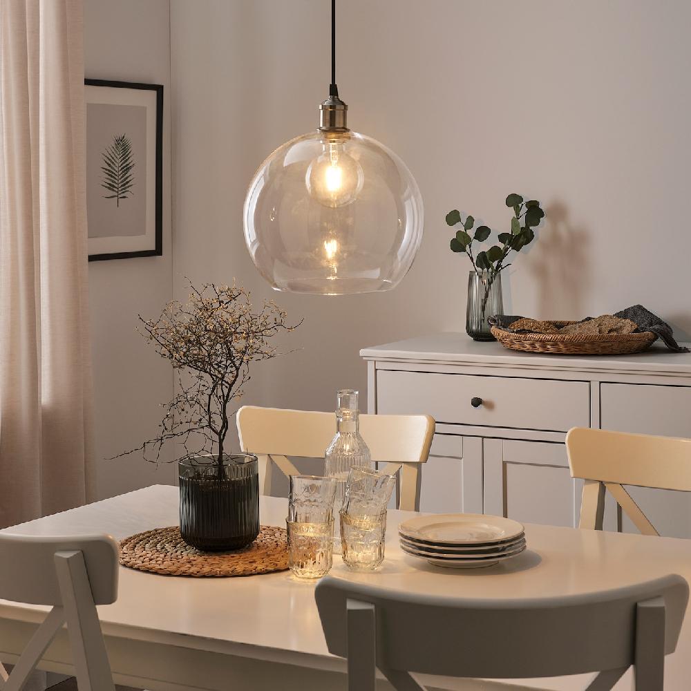 IKEA LUNNOM Lampadina A LED E27 150 Lumen Globo Trasparente 95 Mm