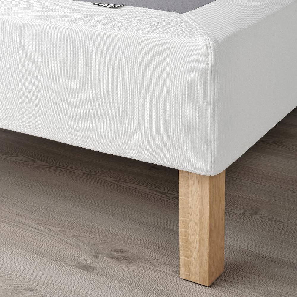 IKEA LYNGÖR Base Per Materasso A Doghe/gambe Bianco 160x200 Cm